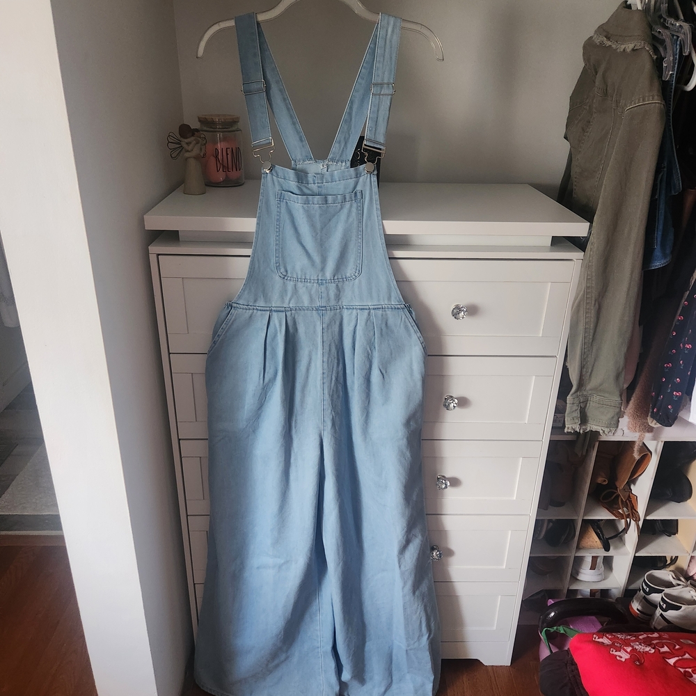 Light Blue Denim Jumpsuit